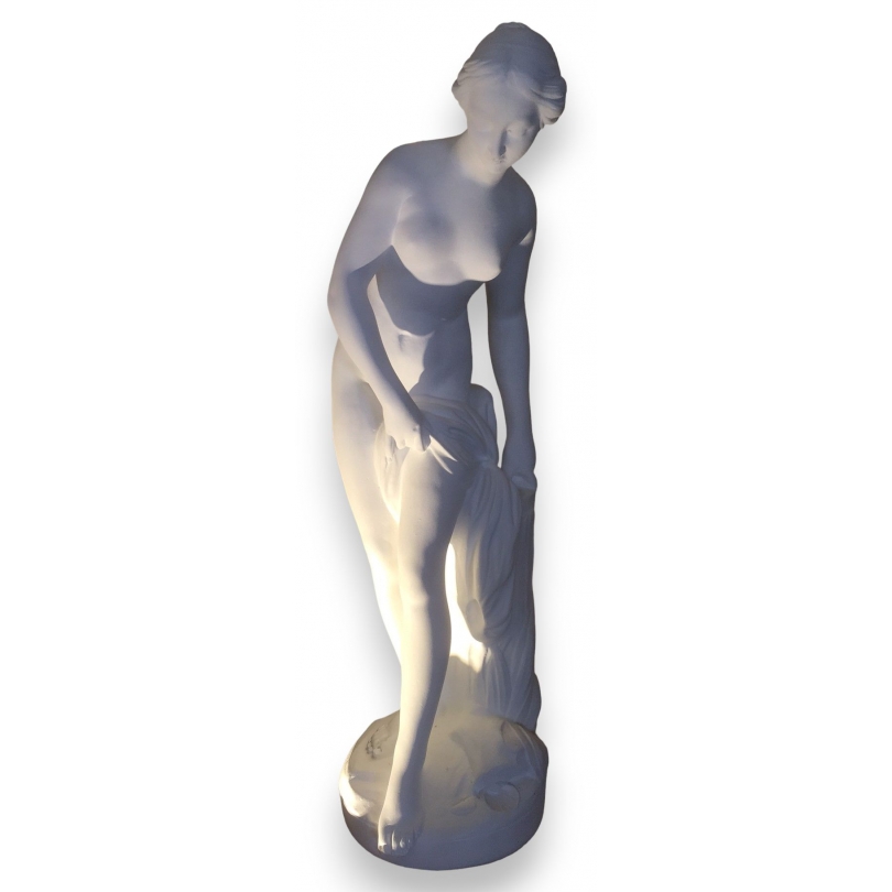 Statue en plâtre \"Baigneuse\" d\'après FALCONET