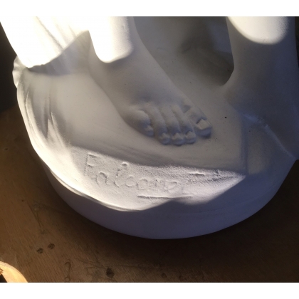 Statue en plâtre \"Baigneuse\" d\'après FALCONET