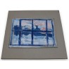 Paintings | Oil on cardboard, ‘Fenètre bleue’, signed HAURI Moinat SA  – Antiques and home décor