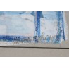 Paintings | Oil on cardboard, ‘Fenètre bleue’, signed HAURI Moinat SA  – Antiques and home décor