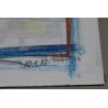 Paintings | Painting entitled ‘Red and Blue Window’ by HAURI Moinat SA  – Antiques and home décor