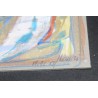 Paintings | Oil on cardboard, ‘Characters’, signed HAURI Moinat SA  – Antiques and home décor
