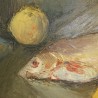Paintings | Painting entitled ‘Fish and Fruit’ by ANTONIETTI Moinat SA  – Antiques and home décor