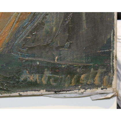 Paintings | Painting entitled ‘Fish and Fruit’ by ANTONIETTI Moinat SA  – Antiques and home décor