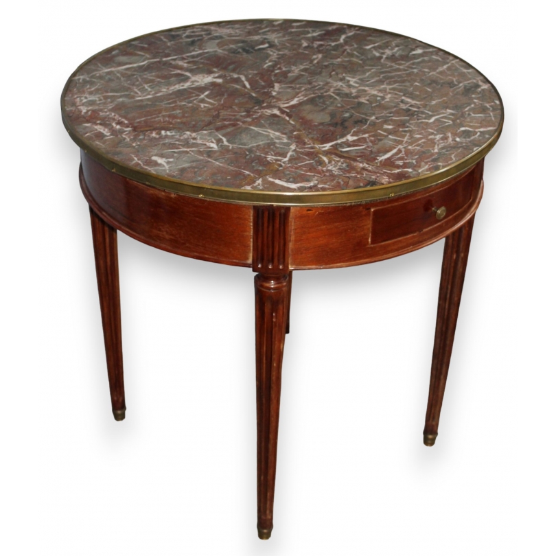  Table bouillotte Louis XVI à 4 pieds sur  Moinat SA  - Antiquités décoration