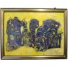 Paintings | Painting entitled ‘Sculpture’ by A. LAGROUNI, 89 Moinat SA  – Antiques and home décor
