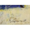 Paintings | Painting entitled ‘Sculpture’ by A. LAGROUNI, 89 Moinat SA  – Antiques and home décor