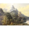 Paintings | Painting entitled ‘Mountain Lake’, attributed to J.J. CHALON Moinat SA  – Antiques and home décor