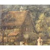 Paintings | Painting entitled ‘Mountain Lake’, attributed to J.J. CHALON Moinat SA  – Antiques and home décor