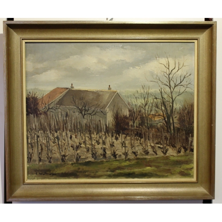 Paintings | Painting entitled ‘Lully’ by L. WIDMER, 1946, Moinat SA  – Antiques and home décor