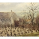 Tableau "Lully" signé L. WIDMER 1946