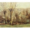 Paintings | Painting entitled ‘Onex’ by L. WIDMER, 1946, Moinat SA  – Antiques and home décor