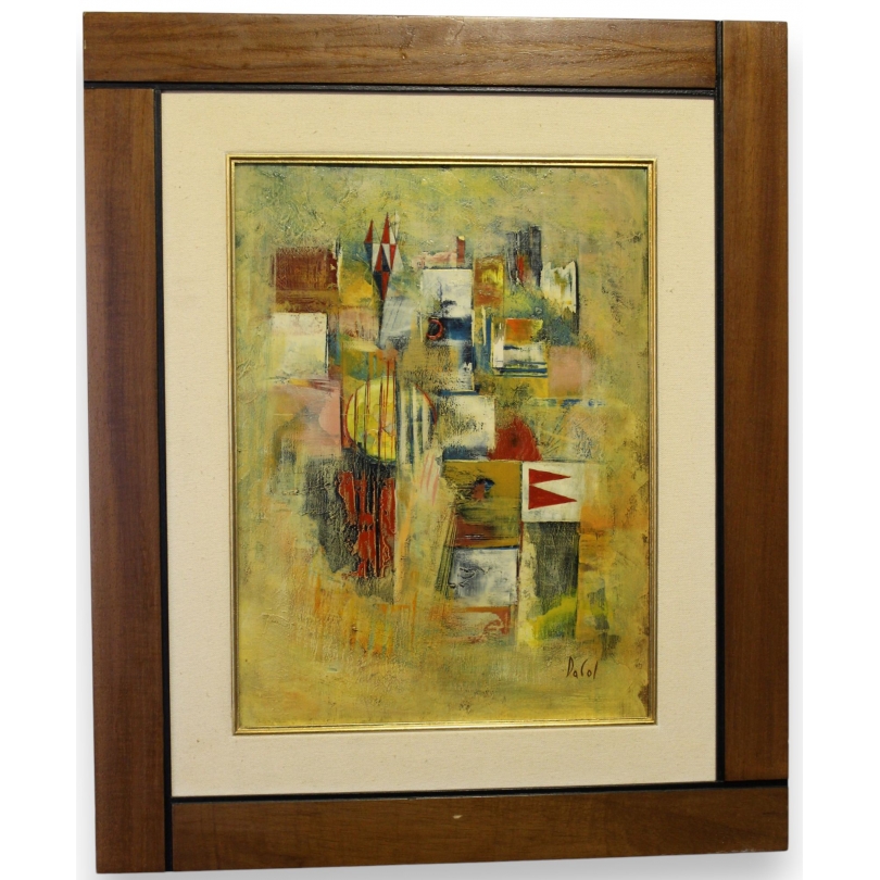 Paintings | Painting entitled ‘Fanions’ by DACOL Moinat SA  – Antiques and home décor