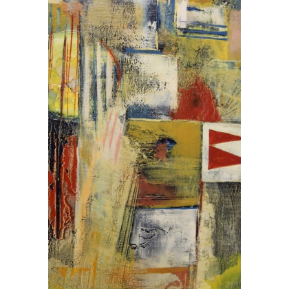 Paintings | Painting entitled ‘Fanions’ by DACOL Moinat SA  – Antiques and home décor