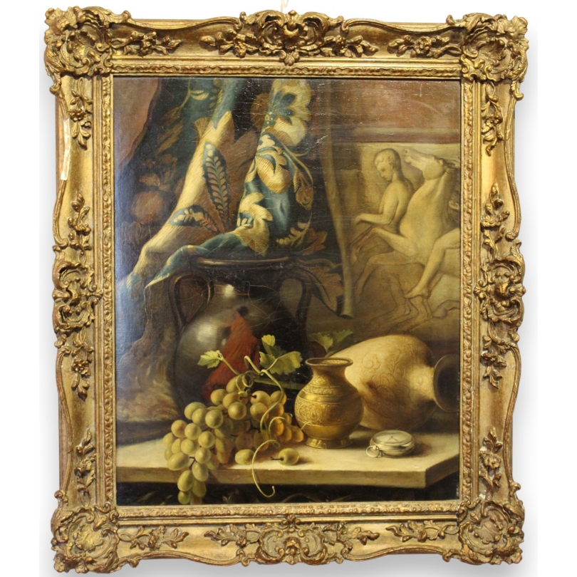 Paintings | Painting entitled ‘Still Life’ signed by Jos. NEUGEBAUER, 1873, Moinat SA  – Antiques and home décor
