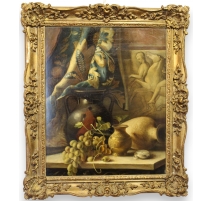 Tableau "Nature morte" signé Jos. NEUGEBAUER 1873