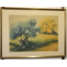 Litho "Paysage de Provence" signé ZAROU 163/195  sur Moinat SA  - Antiquités décoration -  Gravures, Lithos