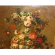 Tableau "Bouquet de fleurs" att. BELIN DE FONTENAY