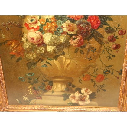 Tableau \"Bouquet de fleurs\" att. BELIN DE FONTENAY