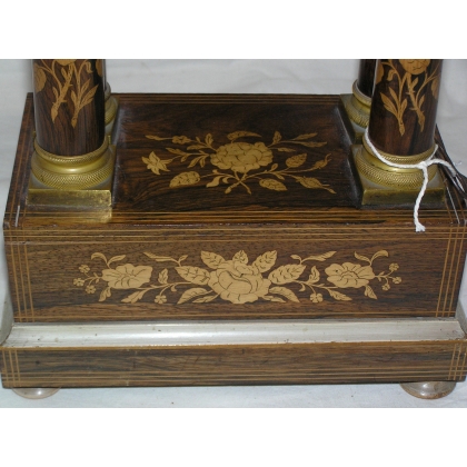Charles X marquetry clock. at  Moinat SA  - Antiques and home décor