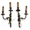 Pair of Louis XV wall lights with two lights by Moinat SA – Antiques and home décor