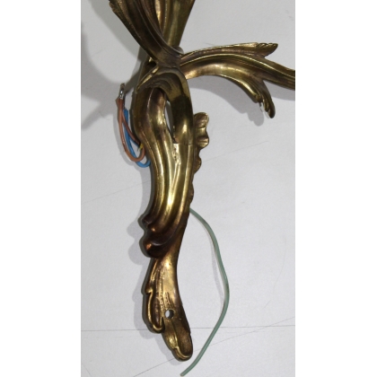Pair of Louis XV wall lights with two lights by Moinat SA – Antiques and home décor