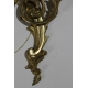 Paire d'appliques style Louis XV à 2 lumières