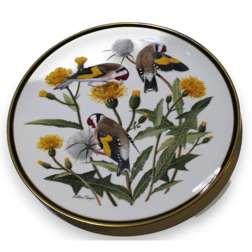 Assiette en porcelaine "European Goldfinch"