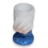 White opaline egg cup, ‘Hand’, from Moinat SA – Antiques and home décor