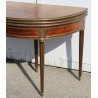  Table demi-lune Louis XVIà trois plateaux sur  Moinat SA  - Antiquités décoration