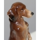 Chien assis en porcelaine de ENS (réparé)