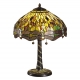 Lampe "Libellules vertes" style Tiffany