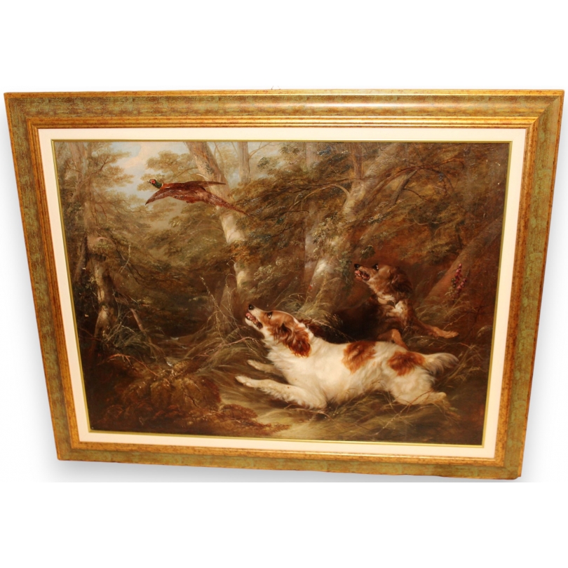 Paintings | Painting entitled ‘Two Setters’ by G. ARMFIELD, Moinat SA  – Antiques and home décor