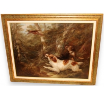 Tableau "Deux setters" signé G. ARMFIELD