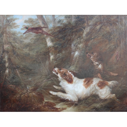 Paintings | Painting entitled ‘Two Setters’ by G. ARMFIELD, Moinat SA  – Antiques and home décor