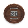 Small perpetual wall calendar made from exotic wood at Moinat SA – Antiques and home décor