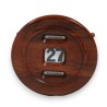 Large perpetual wall calendar made from exotic wood at Moinat SA – Antiques and home décor