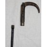 Rifle-style walking stick with a chamois-horn handle at Moinat SA – Antiques and decorative items
