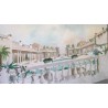 Paintings | Large panoramic oil-on-canvas panel by Moinat SA  - Antiques and home décor