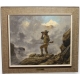 Tableau "Chasseur" signé R. GUATELLI