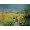 Paintings | Painting entitled ‘Haitian Landscape’ signed A. NEUENSCHWANDER Moinat SA  – Antiques and home décor