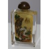 Glass snuff bottle, painted on the inside, by  Moinat SA  - Antiques and decorative items