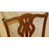 Suite de 8 chaises anglaises chippendale