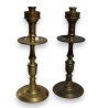 Pair of bronze candlesticks by  Moinat SA  - Antiques and home décor