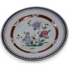 Assiette en porcelaine chinoise \"Fleurs\"
