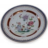 Assiette en porcelaine chinoise "Fleurs"