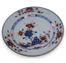 Assiette en porcelaine chinoise "Fleurs"