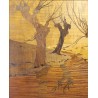  Panneau marqueté "Paysage" sur  Moinat SA  - Antiquités décoration