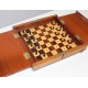 Jeu d'échec de voyage en bois