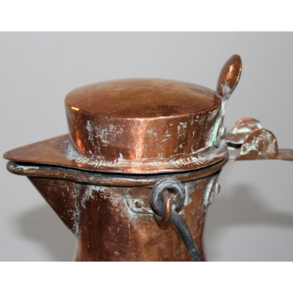 Small copper and wrought-iron coquemard at  Moinat SA  - Antiques and home décor